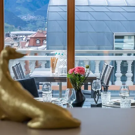 شقة Luxus Penthouse Mit Terrasse, Garage, Fahrradraum Und Infrarotsauna
