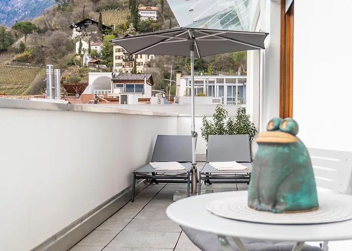 Daire Luxus Penthouse Mit Terrasse, Garage, Fahrradraum Und Infrarotsauna *